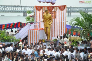 Rajababu Statue Launch at Rajahmundry