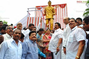 Rajababu Statue Launch at Rajahmundry