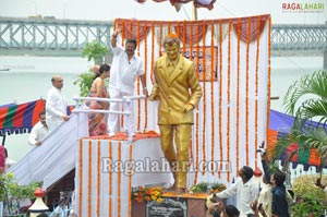 Rajababu Statue Launch at Rajahmundry