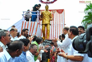 Rajababu Statue Launch at Rajahmundry