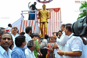 Rajababu Statue Launch at Rajahmundry