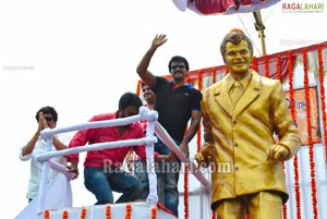 Rajababu Statue Launch at Rajahmundry