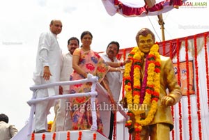 Rajababu Statue Launch at Rajahmundry