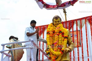 Rajababu Statue Launch at Rajahmundry