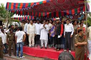 Rajababu Statue Launch at Rajahmundry