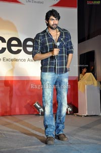 Rana at Manjeera Employee Excellence Awards Presentation