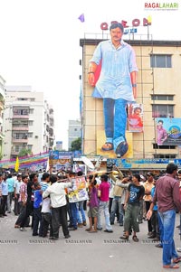 Teenmaar Hungama at Odeon, Prasadz & Sriramulu Theatres