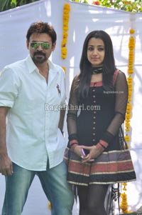 Venkatesh-Trisha Film Muhurat