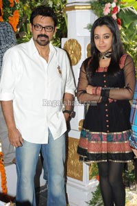 Venkatesh-Trisha Film Muhurat