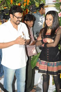 Venkatesh-Trisha Film Muhurat