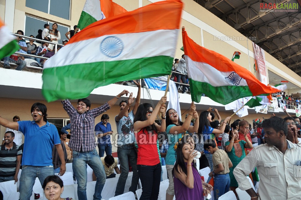 World Cup Cricket 2011 Finals at Gachibowli Stadium, Hyd