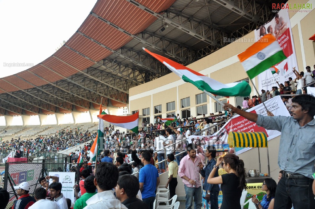 World Cup Cricket 2011 Finals at Gachibowli Stadium, Hyd