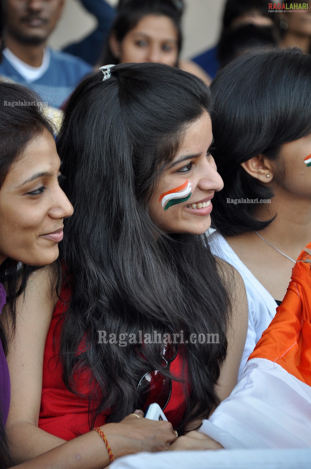 World Cup Cricket 2011 Finals at Gachibowli Stadium, Hyd