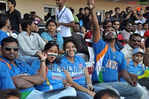 World Cup Criket 2011 Finals at Gachibowli Stadium, Hyderabad