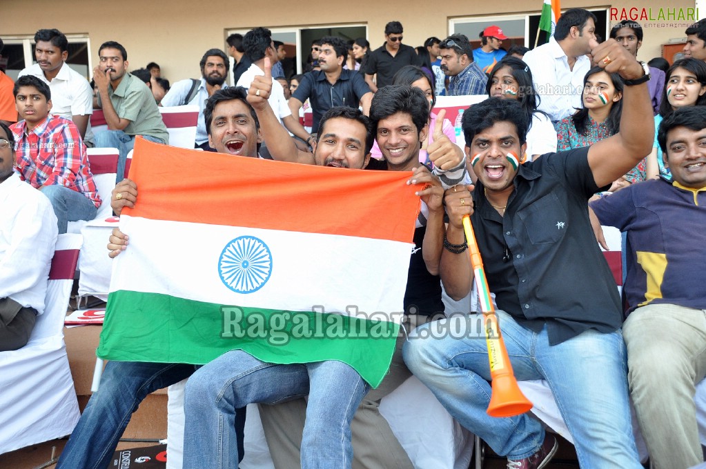 World Cup Cricket 2011 Finals at Gachibowli Stadium, Hyd