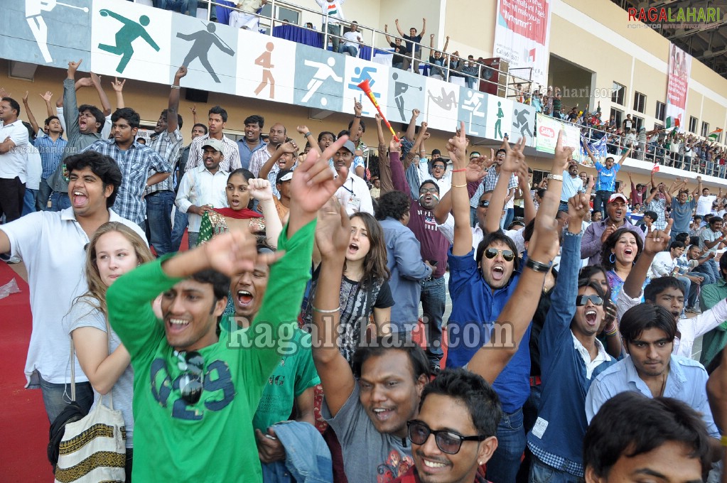 World Cup Cricket 2011 Finals at Gachibowli Stadium, Hyd