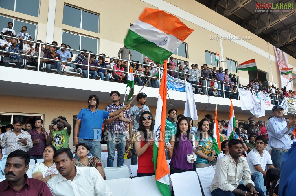 World Cup Cricket 2011 Finals at Gachibowli Stadium, Hyd