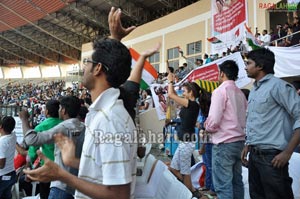 World Cup Criket 2011 Finals at Gachibowli Stadium, Hyderabad