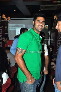 Deccan Chargers 2011 IPL 4 Team at 10D Pub, Hyderabad