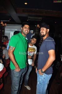 Deccan Chargers 2011 IPL 4 Team at 10D Pub, Hyderabad