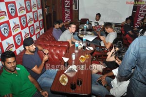 Deccan Chargers 2011 IPL 4 Team at 10D Pub, Hyderabad