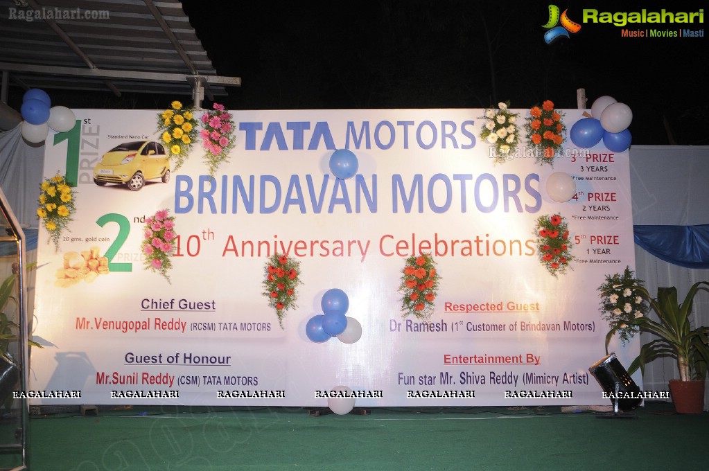 TATA Dealer Brindavan Motors 10th Anniversary