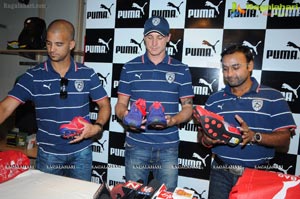 Deccan Chargers Team at Puma Store