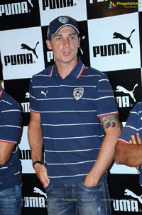 Deccan Chargers Team at Puma Store