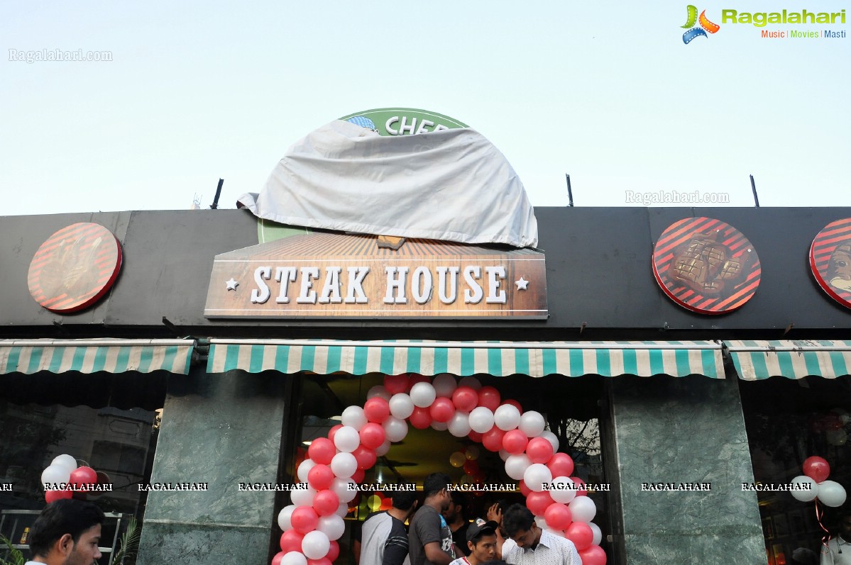 Ram Charan inaugurates Chef Inam's Steak House Restaurant, Hyderabad