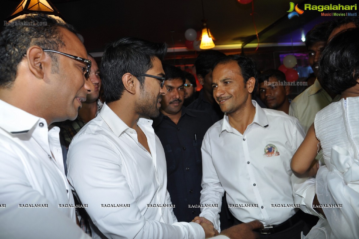 Ram Charan inaugurates Chef Inam's Steak House Restaurant, Hyderabad