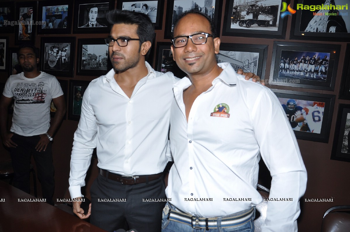 Ram Charan inaugurates Chef Inam's Steak House Restaurant, Hyderabad