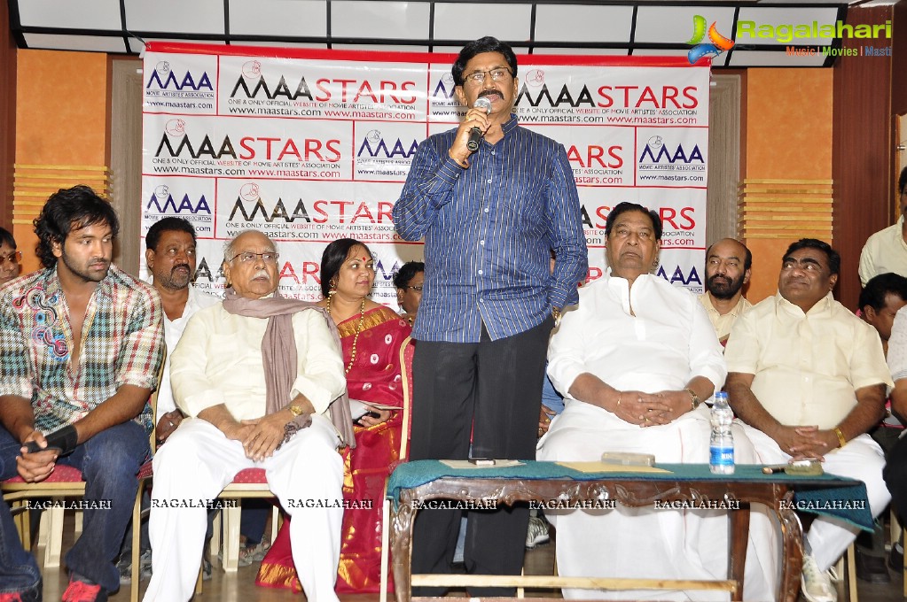 MAA felicitates Kaikala Satyanarayana