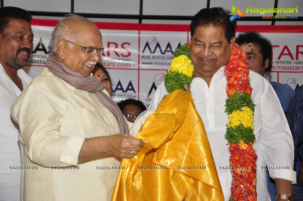 MAA felicitates Kaikala Satyanarayana