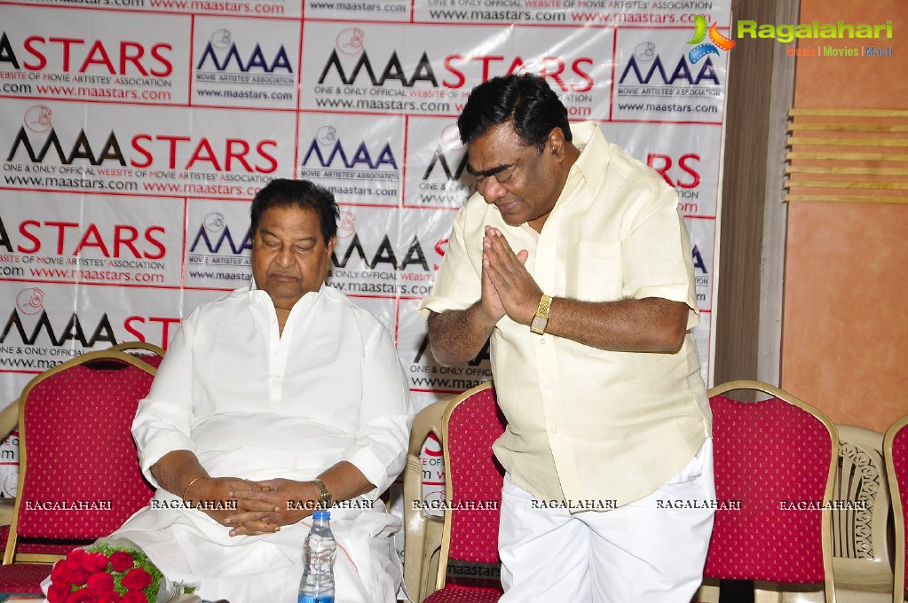 MAA felicitates Kaikala Satyanarayana