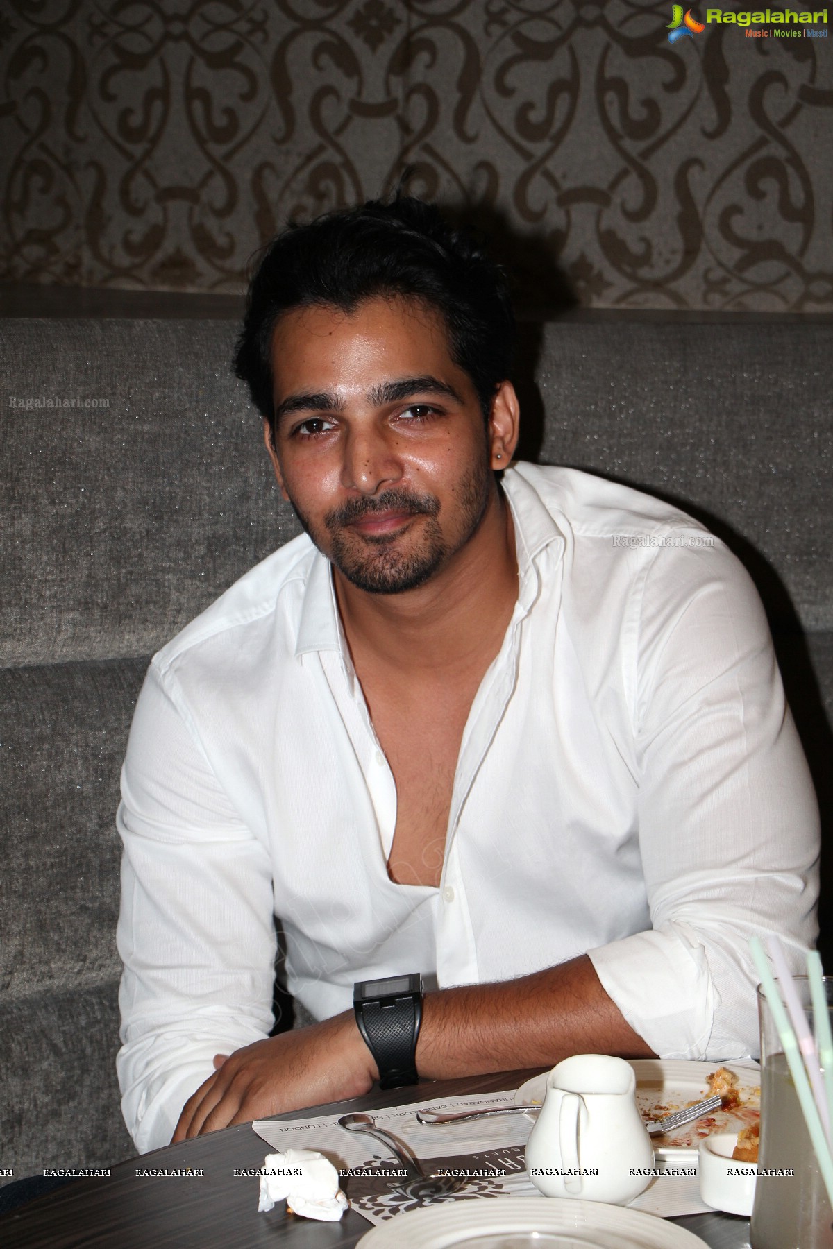 Harshvardhan Rane and Aditi Chengappa at Kailash Parbat, Hyderabad