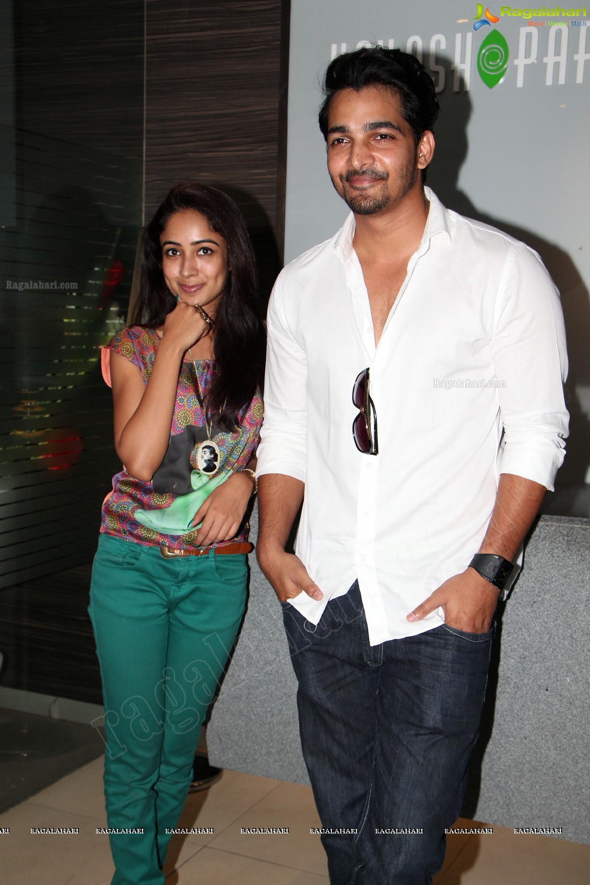 Harshvardhan Rane and Aditi Chengappa at Kailash Parbat, Hyderabad