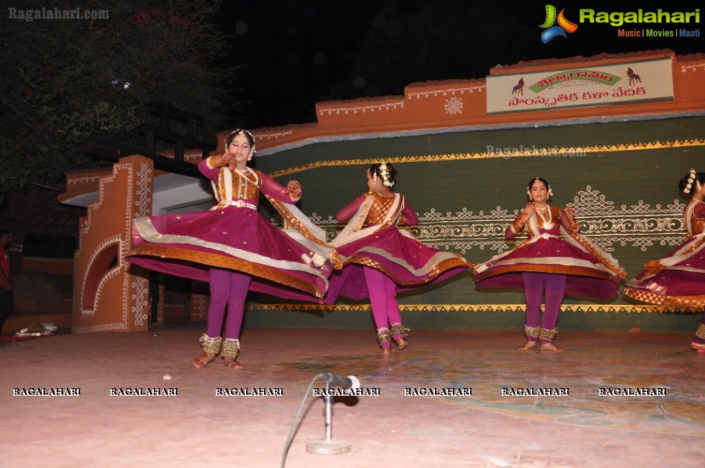 Kathak Dance Show at Shilparamam by Nritya Kala Academy, Hyderabad