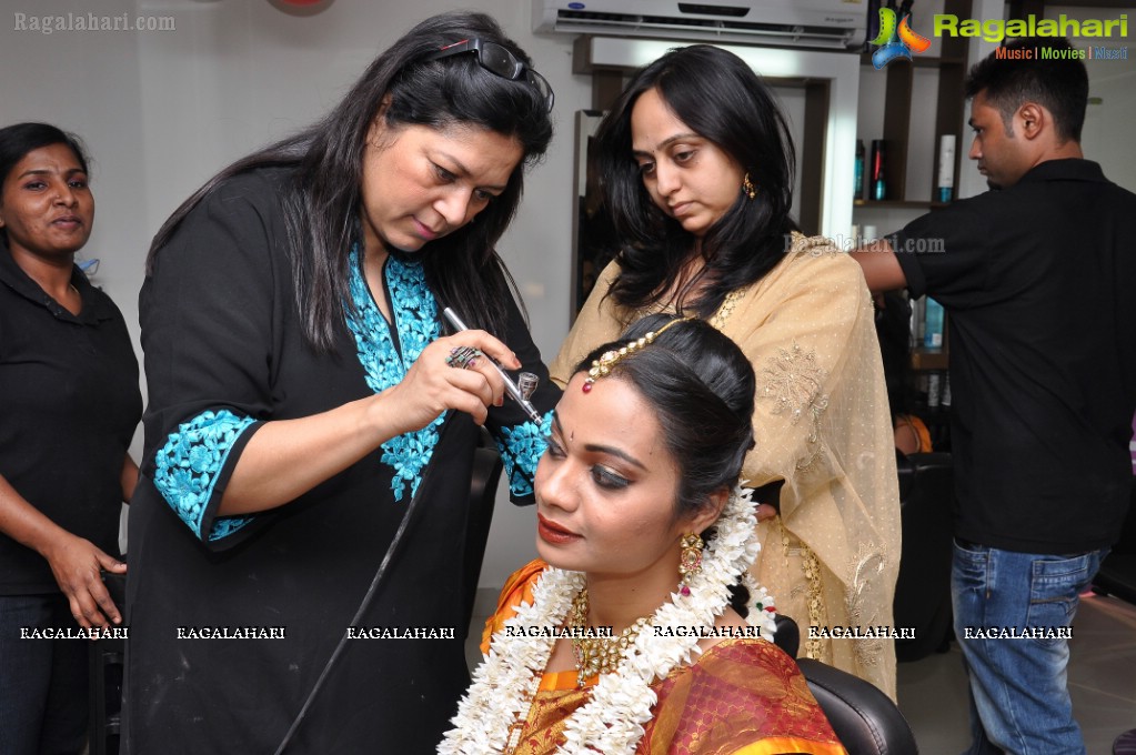 Free Bridal Makeup by Lakme Salon Make-up Trainer Sushma Khan at Lakme Studio, Habsiguda, Hyderabad