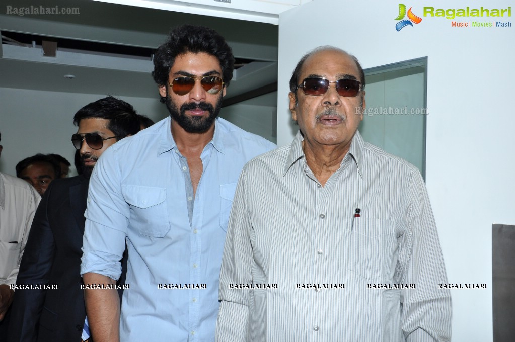 Dr. D. Ramanaidu and Rana inaugurates Maxivision Super Speciality Eye Hospital at AS Rao Nagar, Hyderabad