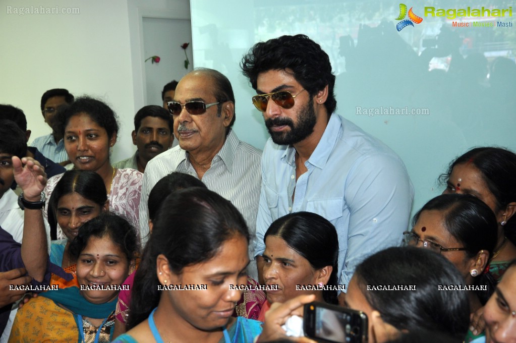 Dr. D. Ramanaidu and Rana inaugurates Maxivision Super Speciality Eye Hospital at AS Rao Nagar, Hyderabad