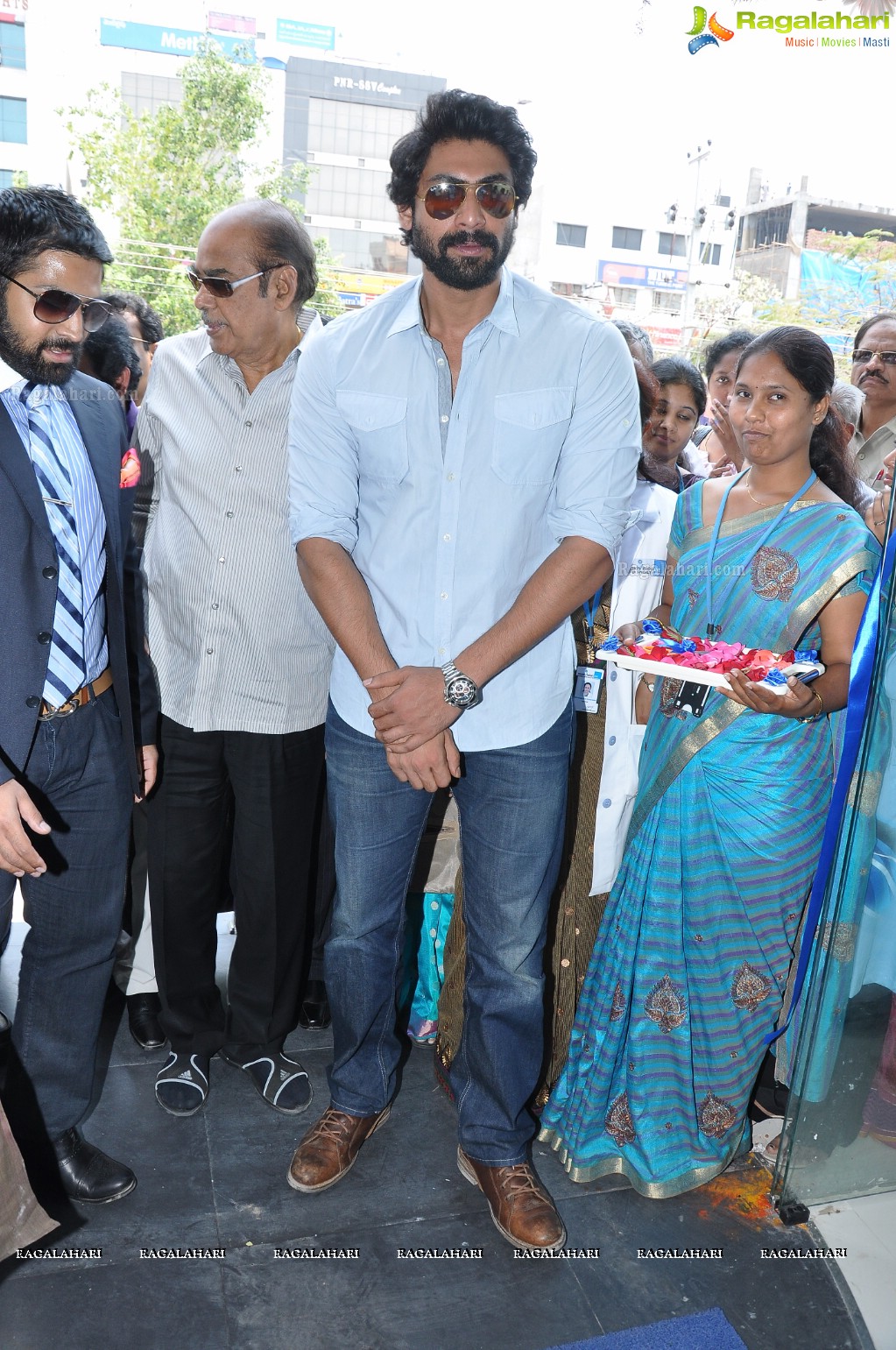 Dr. D. Ramanaidu and Rana inaugurates Maxivision Super Speciality Eye Hospital at AS Rao Nagar, Hyderabad