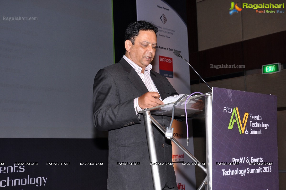 ProAV & Events Technology Summit 2013 at HICC, Hyderabad