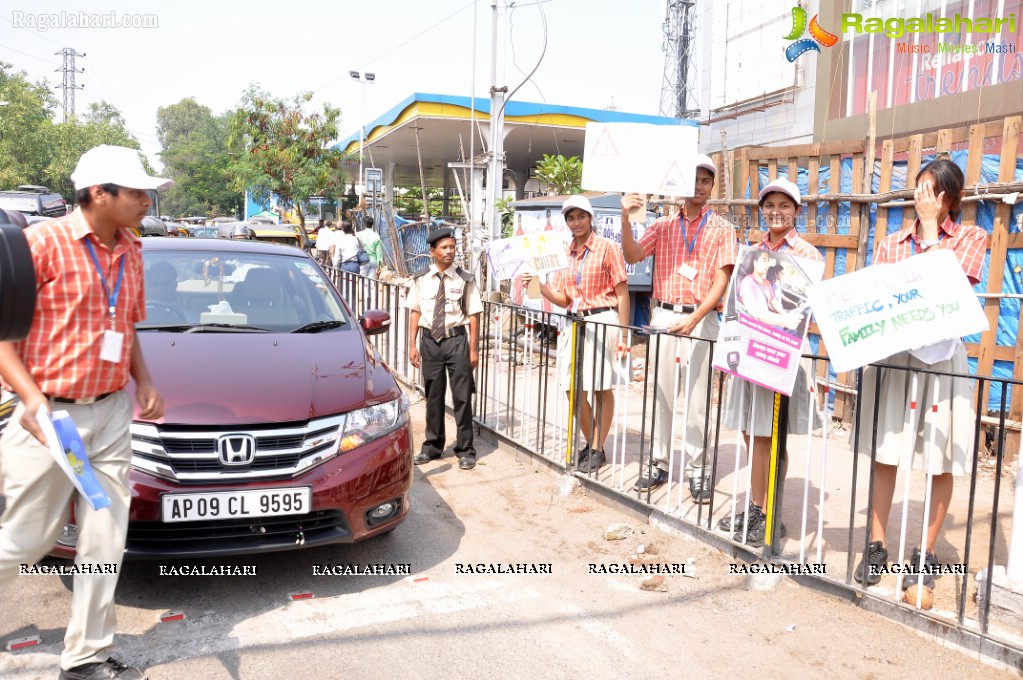 Oakridge International School Road Safety Awareness Road Show, Hyderabad