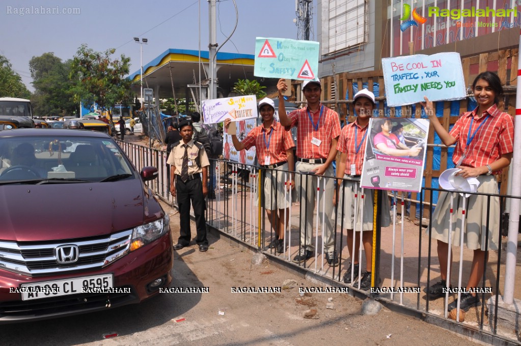 Oakridge International School Road Safety Awareness Road Show, Hyderabad