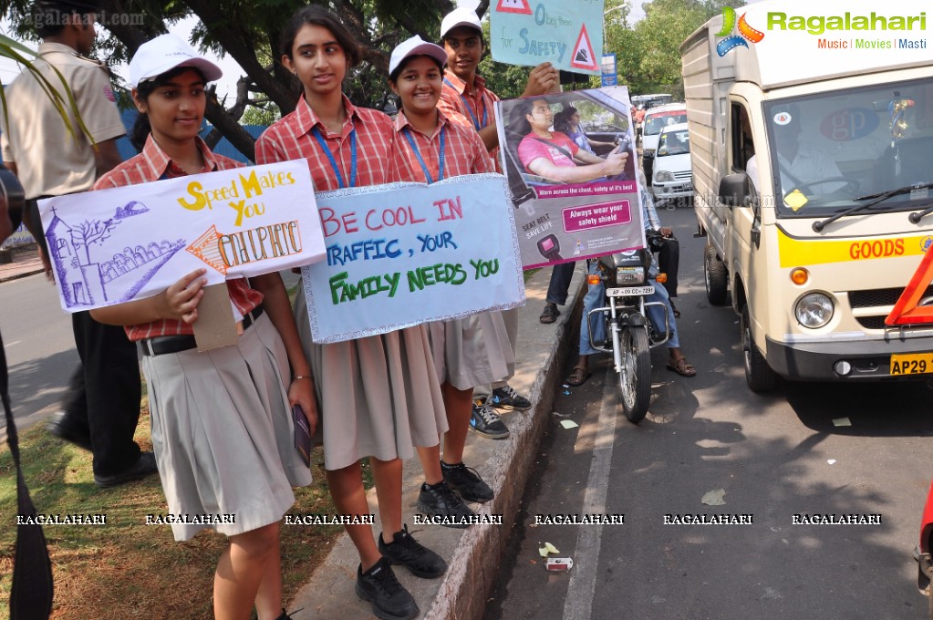 Oakridge International School Road Safety Awareness Road Show, Hyderabad