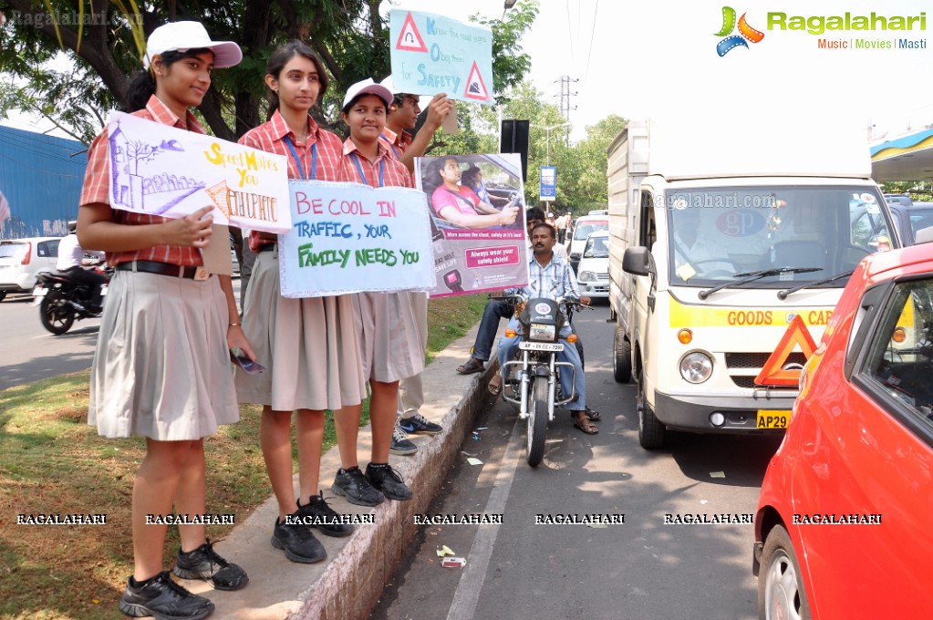 Oakridge International School Road Safety Awareness Road Show, Hyderabad