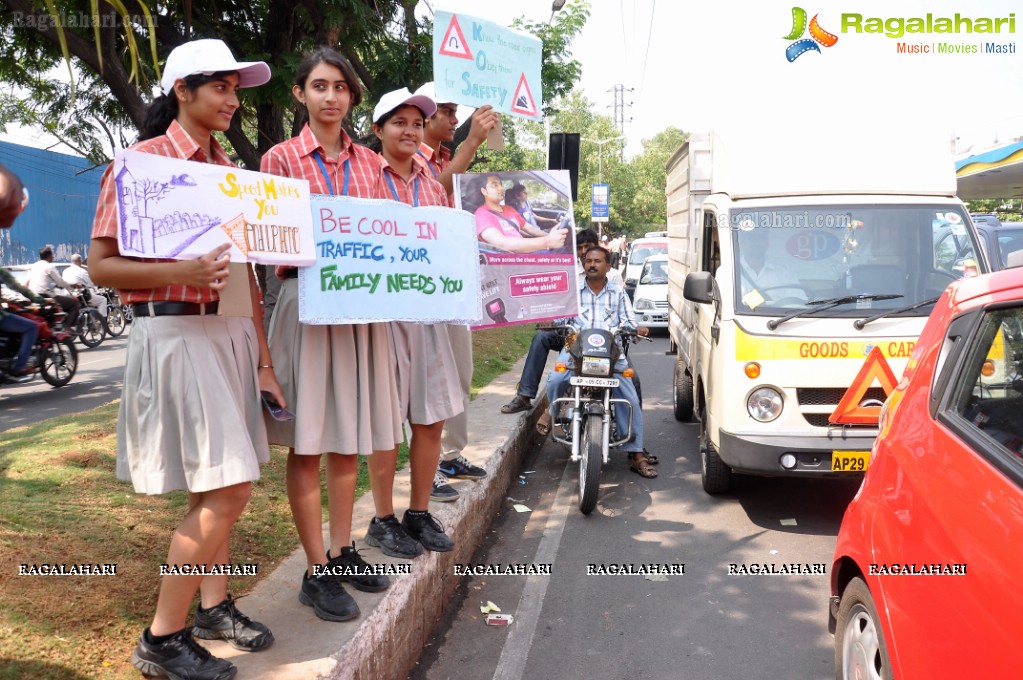 Oakridge International School Road Safety Awareness Road Show, Hyderabad