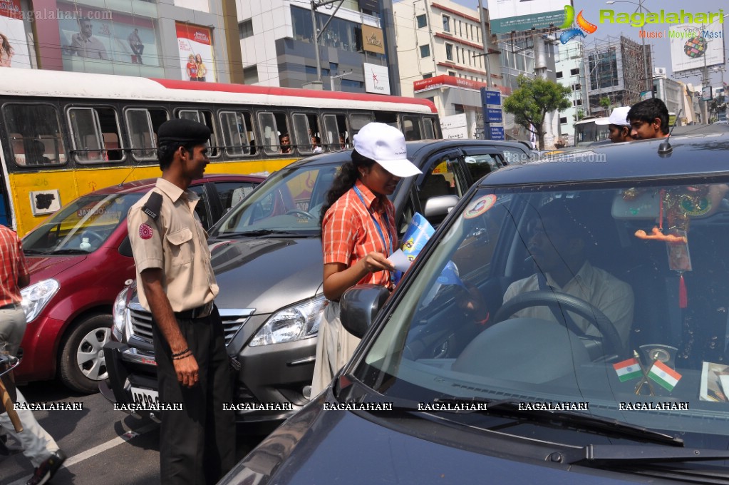 Oakridge International School Road Safety Awareness Road Show, Hyderabad