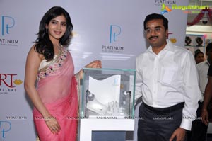 Samantha inaugurates Platinum Jewellery at GRT, Hyderabad