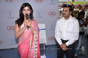 Samantha inaugurates Platinum Jewellery at GRT, Hyderabad
